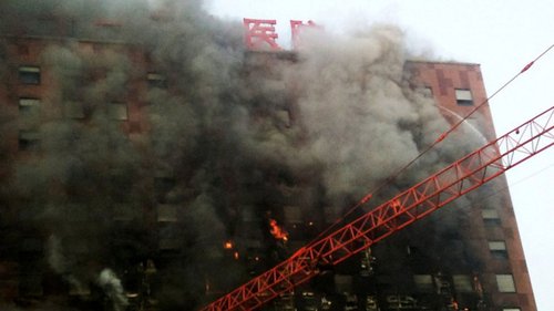 河南焦作解放軍91中心醫(yī)院失火 幸無人員傷亡